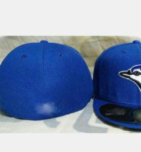 Ready Stock Wholesale High Quality Men's Toronto Sport Team Fitted Cap AS Flat Brim on Field Hats Full Closed Design Size 7- Size 8 Fitted Baseball Gorra Casquette A0