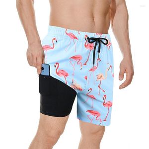 Pantaloncini da uomo Shorts Beach Summer Sump Dry Swimsuits Man Swim Trunks Surf Swimwear Mash Athletic Running Gym Pants