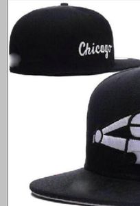 Gotowy magazyn Hurtowa wysokiej jakości męska drużyna sportowa Chicago Caps Sox Flat Brim on Field Hats Pełny zamknięty rozmiar 7- Rozmiar 8 Dopasowane baseball Gorra Casquette