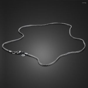 Catene Personalità Uomo Collana in argento tailandese Moda Catena in argento sterling 925 2.5MM 22 