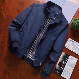 Jaquetas masculinas jaqueta masculina zíper de gordura quente anti-congelamento da primavera de outono casual masculino de negócios roupas diárias