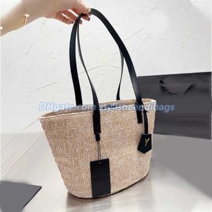 StylisheEendibags Beach Bags Beach Bag Designer Tote Bag Women Strail Crochet Sumbage Women Fashion Classic Lady Hame Solid Color Sudbags 230218