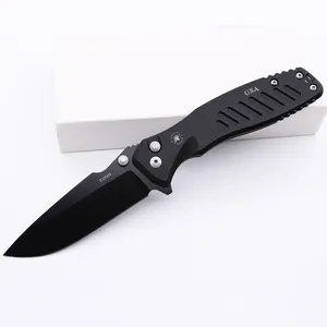 High Quality Spartan Blades Pallas Folding Knife D2 Blade 6061-T6 Button Handle Knife Tactical Survival Pocket Knife