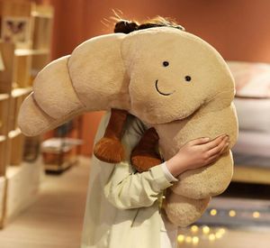 Symulacja 3D Croissant Long Strip Plush Toy Big Bread Sleeping Doll Ugly Cute Pillow 28 -cal 70 cm DY509649116880