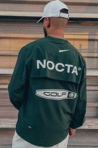 メンズフーディーズUSバージョンNocta Golf CoブランドDraw Bresuableクイック乾燥レジャースポーツTシャツ長袖ラウンドネックサマー62ESS