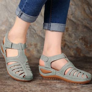 Sandaler Kvinnor Sandaler Bohemian Style Summer Shoes For Women Summer Sandals With Heels Gladiator Sandalias Mujer Elegant Wedges Shoes 230508