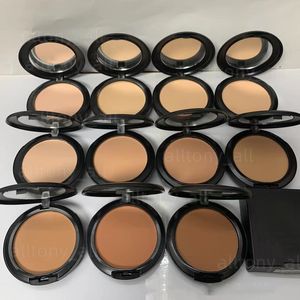 Hot Face Powder Makeup Powder Plus Foundation Pressed Matte Natural Make Up Facial Powder Lätt att bära 15G alla NC 11 -färger för val