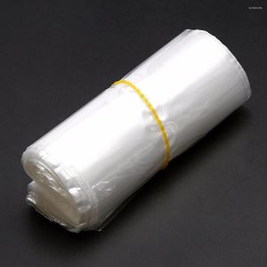 Gift Wrap 100pcs POF Transparent Shrink Film Bag Heat Seal 100x160mm For Packing