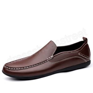 Weiche Spaltleder Männer Loafer Schuhe Mode Männliche Bootsschuhe Freizeitschuhe Mann Fahren Schuhe Party Hochzeit Schuhe