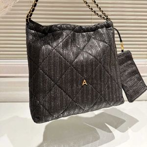 Роскошная сеть модных сумок простая дизайнерская женская трава женская сумка для плеча на плечо для покупок и поездка в 2023 году