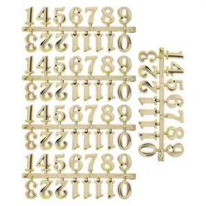 Настенные часы 5 комплектов численных чисел.