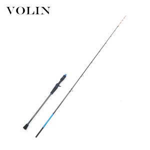 Boat Fishing Rods VOLIN Squid Jigging 1 75m Carbon H Power Sea Tip Rubber Tail Octopus 230508