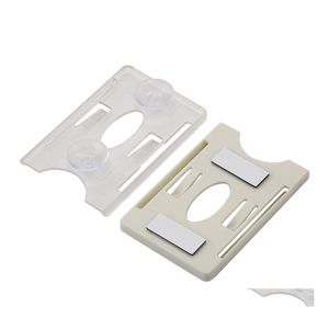 Andere Autoteile Durable Sucker Card Holder For Windshield Glass Tag Id Ic Car Sleeve Organization Interior Accessories Drop Deliver Dh8Ik