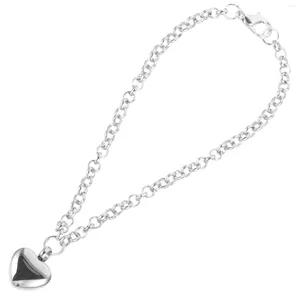 Charm Bracelets Pet Urn Bracelet Ashes Cremation Heart Pendant For Women Girls