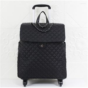 Duffel Bags Women Travel Trolley Luggage Bag 20 Inch Wheeled Laptop Business Spinner Suitcase On Wheels