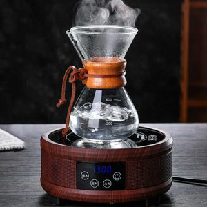 Kaffekrukor lägger till önskelistan Pyrex kaffekanna kaffedelning kruka träisolerat handhandtag kafé borrning potten espresso hög borosilikat glaspanna p230508