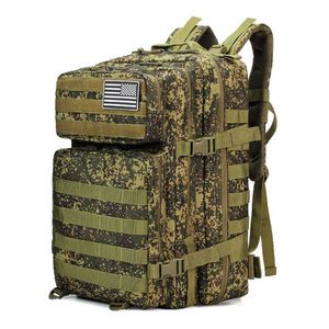 Backpacking Packs 30/50L 1000D utomhus Militära ryggsäckar Taktisk sportcamping Vandring Nylon Vattentät vandring Fiskesjaktpåse Ryggsäck P230508