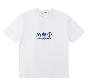 mm6 クラシックホワイトデザイナー tシャツ夏特大男性 tシャツ女性 tシャツマルジェラ紳士服