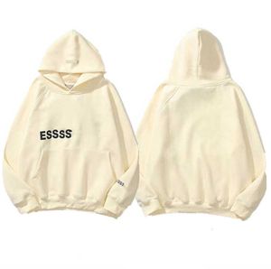 Erkek ve Kadın Hoodies Boş Zaman Moda Trend ESS Tasarımcıları Trailsuit Hoody Set Sıradan Büyük Boy Haddeleme Kazaklığı Essentail 2023 Esas Korkusu