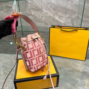 Akşam çantaları tasarımcı kova çantası kadın omuz çantaları çanta ipek lüks ile tasarımcılar çanta çanta çanta crossbody çanta f mini totes cüzdanlar pembe kahverengi kayış