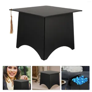 Confezione regalo Cappellino di laurea Scatole per bomboniere Calza del ricordo Imbottiture per adulti Regalo di abbonamento divertente Caramelle di cartone Congratulazioni Trinket