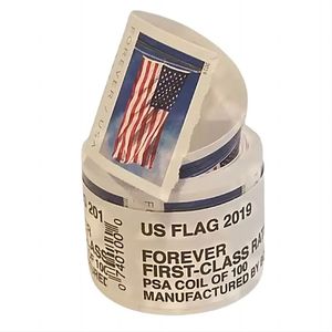 Forever Flags de los EE. UU.- Rollo de 100 Cartas Sobres Postal Postal Oficina Suministros Invitación de suministros