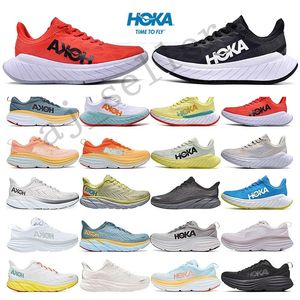 Hoka One Bondi 8ランニングシューズアスレチックローカルブーツクリフトン8ホワイトトレーニングスニーカーはライフスタイルショック吸収高速道路デザイナー女性36 45から受け入れました