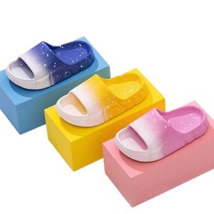 Slipper Kids Bathroom Slippers Gradient Print Non-slip Sandals House Shoes for Baby Boys Girls