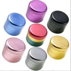 Smoking Pipes European and American 63MM diameter aluminum alloy new four layer sharp tooth smoke grinder
