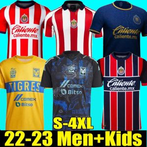 2023/24 Chivas de Guadalajara Soccer Jerseys 23 24 Home Away 3番目の特別なグリーンアレクシスVega Gignac Tigres Uanl Earth 23 23 24 Men Kids Football Shirts S-4XL