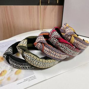 New Fashion Hairband For Women Center Knot Bohemia Headband Casual Spring Sumer Headwer Accessori per capelli