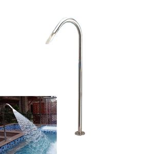 Garden Decorations Spa Shower Bath Pool High Pressure Fan-shaped Massage Nozzle Accessories Stainless Steel Universal Duckbill Fountain Nozz