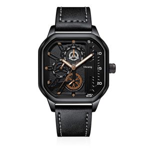 Женщина -дизайнерский дизайнерский шок винтажные мужские часы Trendy Dial 41 -мм квадратные кварцевые часы Quartz.