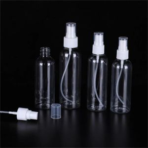 Wholesale Travel Transparent Perfume Empty Spray Refillable Bottle Reusable Plastic Bottles