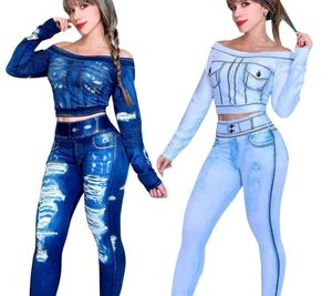 Tasarımcı Kadınların Takipleri İki Parçalı Set Moda Günlük Moda Konu Seti Uzun Kollu Gevşek Geniş Bacak Pantolon Boyutu S-2XL