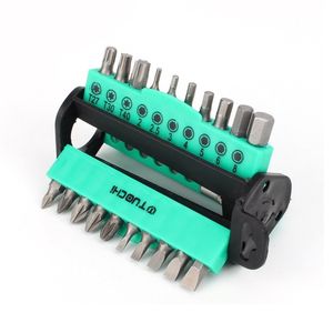 Screwdrivers 30 In 1 Screwdriver Set Car Motorcycle Repair Screw Driver Torx Bit Set Multi-function Holder Home Bicycle Car Hand Tool 230508