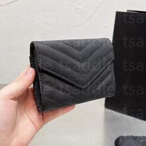 Posiadaczy karty Portfele Lady Crossbody List posiadacza karty damskie torebki Monety Flap Portfel Plain Torebka Winorka na kopertę swobodne sprzęgło na ramię z Box 10A Jakość