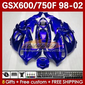 Тело для Suzuki GSXF750 GSXF600 Katana GSXF 600 750 CC 600CC 750CC 1998 1999 2000 2001 2002 169NO.90 GSX750F GSXF-600 GSXF-750 GSX600F 98 99 00 01 02 FARING BLACK Запас