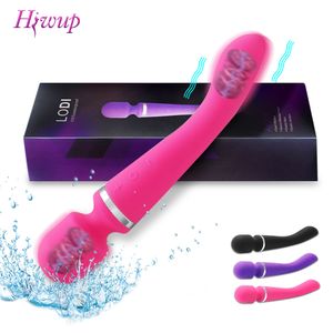 Vibratoren 20 Geschwindigkeiten Leistungsstarker Dildo Vibrator AV Zauberstab Sexspielzeug für Frauen Paar G-Punkt Massagegerät Klitoris Stimulator Waren für Erwachsene 18 230508