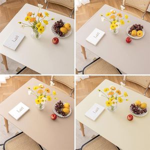 테이블 천 단용 컬러 방수 식탁보 INS 간단한 스타일 오일 방지 커버 먼지 방진 식당 데스크탑 홈 장식 Nappe