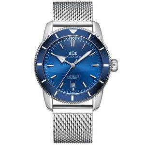 ساعة Wristwatches Watches Watches Retro Mechanical Watch for Men Top Luxury Automatic Clock Business Self Linding Mens Reloj Hombrewristwatches