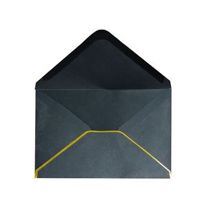 포장 패키징 페이퍼 오피스 학교 A6 삼각형 금도금 검은 색 50 팩