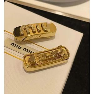 23-year-old new hairpin Miu metal flash diamond spring clip ladies bangs clip broken hairpin high version hair accessories