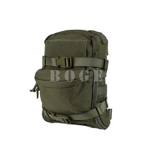 Utomhuspåsar 500D Nylon Outdoor Tactical EDC Bag Lätt Vattentät vattenpåse Molle System Ryggsäck EDC Pouch Hunting Camping Cycling P230508