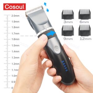 Hair Trimmer Professional Hair Clipper Electric Barber Hair Trimmers For Men Adults Kids Cordless Rechargeable Hair Cutter Machine Hair Trim 230508