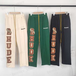 Men's Pants 2023ss Sweatpants Men's Plus Size Pants Women Embroidered Casual Pants Jogger Multi Pocket Trousers T230508