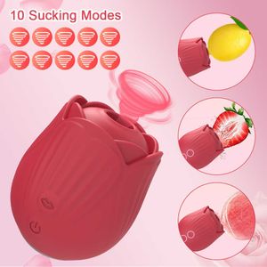 NXY Vibrators Sucking Rose Toys Vibrator for Clitoris Women Vacuum Stimulator Oral Nipple Clit Sucker Sex Goods Female Adults 230508