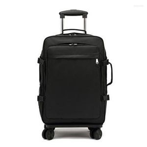 Duffelpåsar Travel ryggsäck 20 bagage tum kvinnor väska stabor storlek vagn rullande lugg för hjul ryggsäckar
