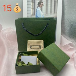 Fashion Accessories Packaging Jewelry Boxes Designer Necklace Bracelet Earrings Paper Bags Storage Box Organizers A Sets Case