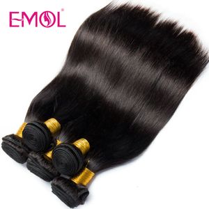 Hair Bulks Indian Straight Bundles 1/3/4 Pieces 100% Human Extensions For Black Women 8-28 Inch Bone 230508